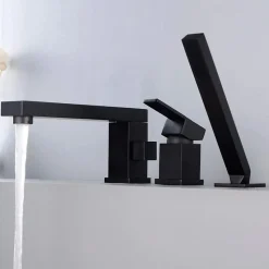 Robinet de baignoire REA Glen Black Trois Parties