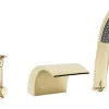 Robinet De Baignoire Rea Riven Brush Gold