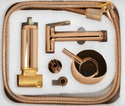 Robinet de bidet encastré REA Lungo loop rose gold