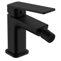 Robinet de bidet monocommande CHE avec finition noir mat en laiton Kibath