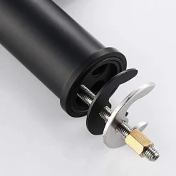 Robinet de bidet monocommande ZUNI en laiton finition NOIR OR mat Kibath