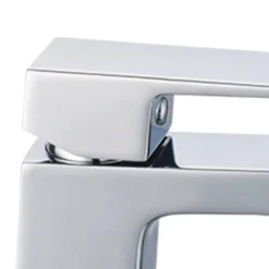 Robinet de bidet monocommande VERCO avec finition chromée polie, en laiton Kibath