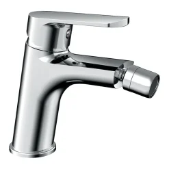 Robinet de bidet monocommande SIX avec finition chromée brillante en laiton Kibath