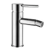 Robinet de bidet monocommande ZUNI avec finition chromée brillante en laiton Kibath