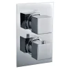 Robinet de douche encastré (robinet seul) thermostatique ABEL finition chrome poli en laiton Kibath