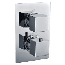 Robinet de douche encastré (robinet seul) thermostatique ABEL finition chrome poli en laiton Kibath
