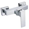 Robinet de douche monocommande VERCO avec finition chromée brillante en laiton Kibath