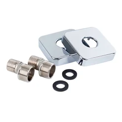 Robinet de douche monocommande rond CHE avec finition chromée brillante en laiton Kibath