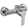 Robinet de douche monocommande PIN avec finition chromée brillante en laiton Kibath
