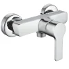 Robinet de douche monocommande PIN avec finition chromée brillante en laiton Kibath