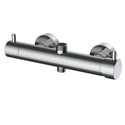 Robinet de douche monocommande TOR avec finition chromée brillante en laiton Kibath