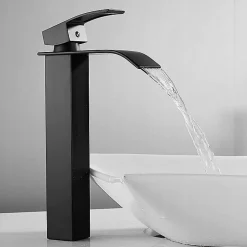 Robinet De Lavabo Calani Lotus High Black