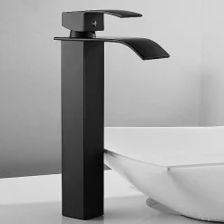 Robinet De Lavabo Calani Lotus High Black