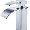 Robinet de Lavabo Cascade, Mitigeur de Lavabo, CECIPA MAX Robinet de Salle de Bain, Lave-mains Monocommande