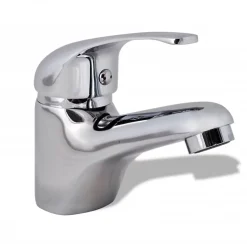 Robinet de lavabo chrome toilette salle Helloshop26