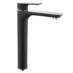 Robinet de lavabo de haute qualité Robinet de salle de bain 4025CB en noir mat