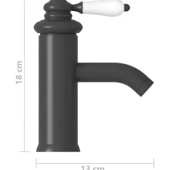 Robinet de lavabo de salle de gris Helloshop26
