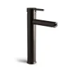 Robinet De Lavabo Haut Noir Mat