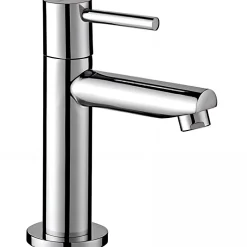 Robinet de lavabo ou lave-mains 1 eau (eau chaude ou eau froide) SANINDUSA Simple 30 chromé