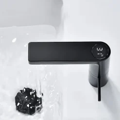 Robinet de lavabo REA Amar LCD black low