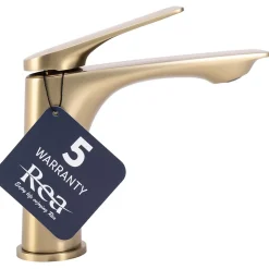 Robinet de lavabo REA Avalon brushed gold low