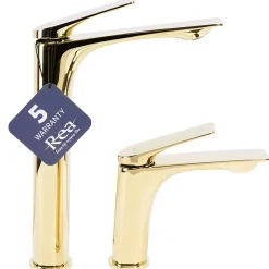 Robinet de lavabo REA Avalon gold low
