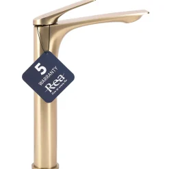 Robinet de lavabo REA Avalon brushed gold high