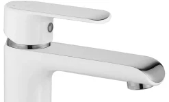 Robinet de lavabo REA Bloom white chrome high