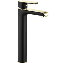 Robinet de lavabo REA Bloom black gold high