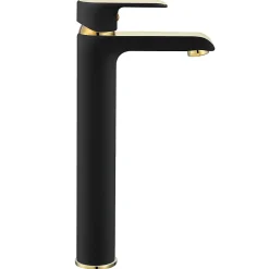 Robinet de lavabo REA Bloom black gold high