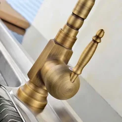 Robinet de lavabo REA Bona old gold high