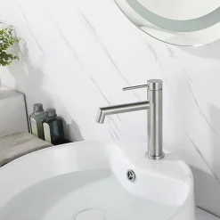 Robinet de lavabo REA Foss nickel brush low