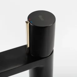 Robinet de lavabo REA Icon black low