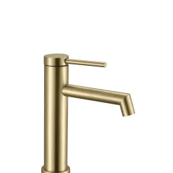 Robinet De Lavabo Rea Js-B310Bg Foss Low Brush Gold