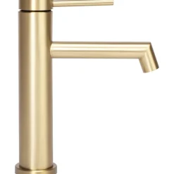 Robinet De Lavabo Rea Js-B310Bg Foss Low Brush Gold