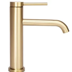 Robinet De Lavabo Rea Js-B311Bg Clif Low Brush Gold