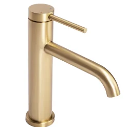 Robinet De Lavabo Rea Js-B311Bg Clif Low Brush Gold