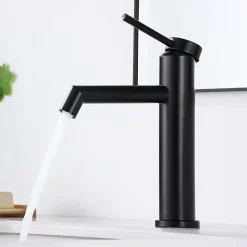 Robinet De Lavabo Rea Js-B310B Foss Low Black