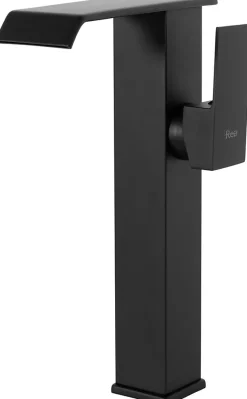 Robinet de lavabo REA Kent black mat high