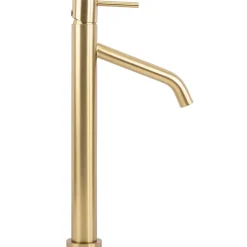 Robinet de lavabo REA Level brush gold high