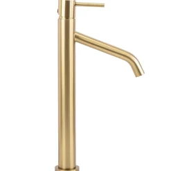 Robinet de lavabo REA Level brush gold high