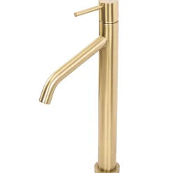 Robinet de lavabo REA Level brush gold high