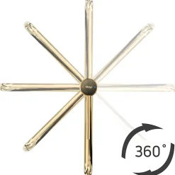 Robinet de lavabo REA Lugano slim gold high