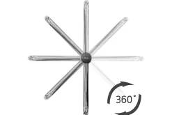 Robinet de lavabo REA Lugano slim chrome high
