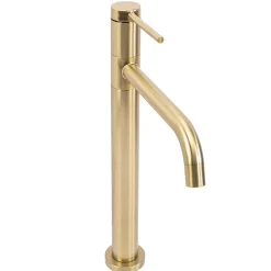 Robinet de lavabo REA Lugano slim brush gold high