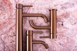 Robinet de lavabo REA Lungo brushed copper high
