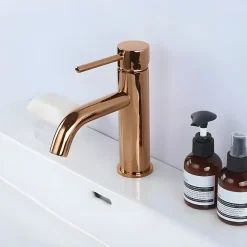 Robinet de lavabo Rea Lungo Rose Gold low