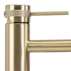 Robinet De Lavabo Rea Lungo Grip High Brush Gold