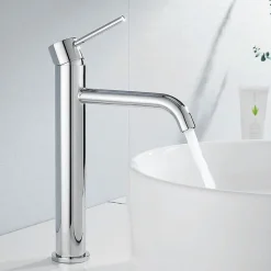 Robinet de lavabo REA Lungo chrome high