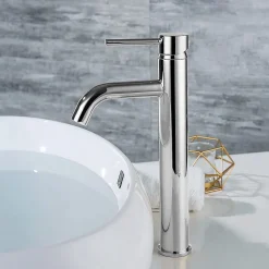 Robinet de lavabo REA Lungo chrome high